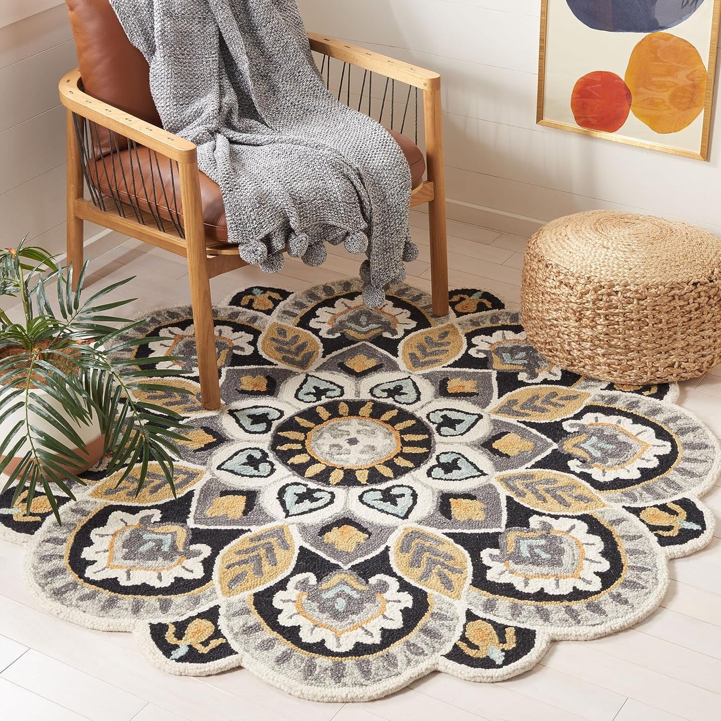 Orbelle Round Tufted Rug