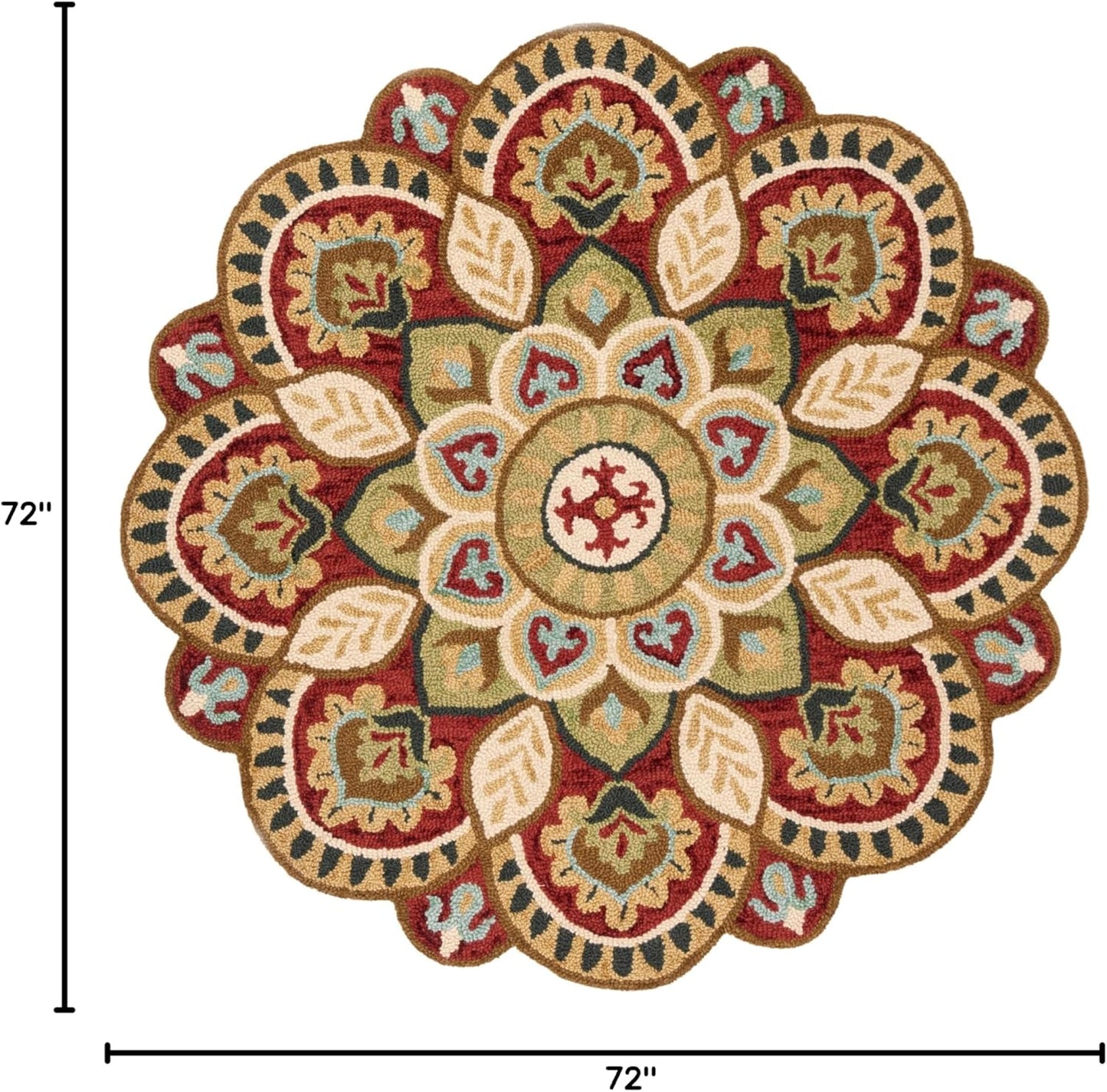 Cozyflower Round Tufted Carpet