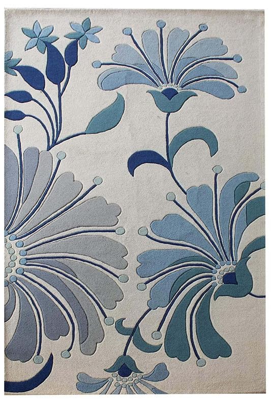 Plushvera Blue Tufted Carpet