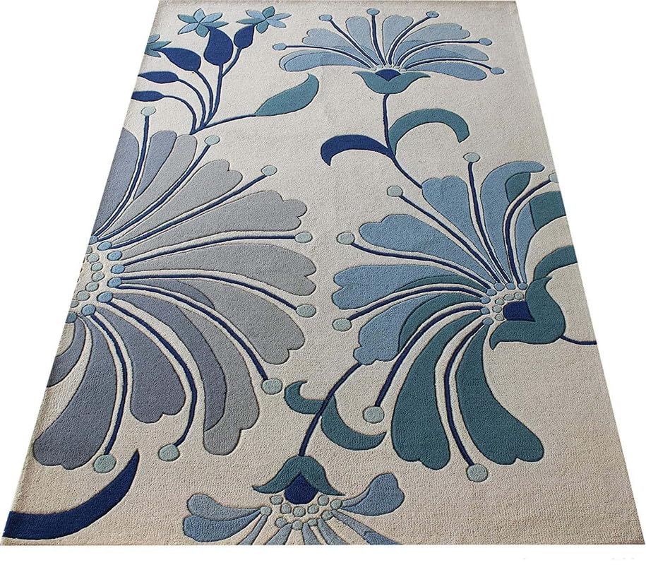 Plushvera Blue Tufted Carpet
