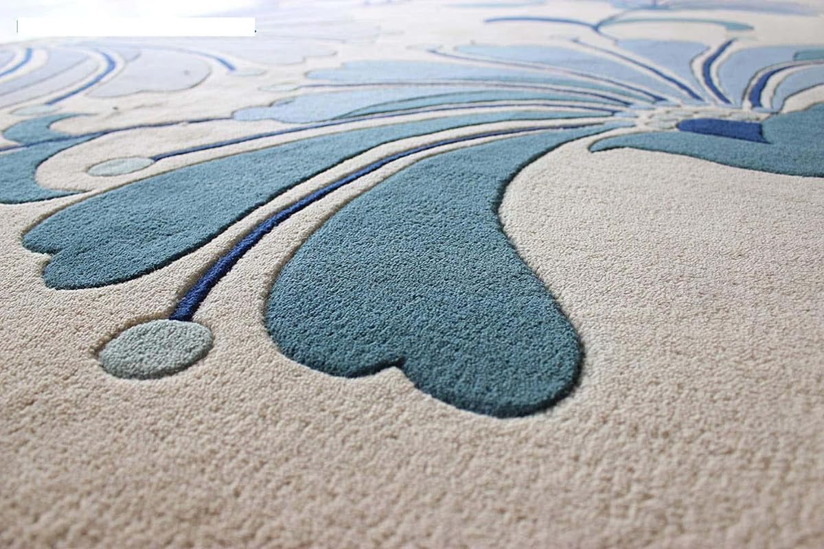 Plushvera Blue Tufted Carpet