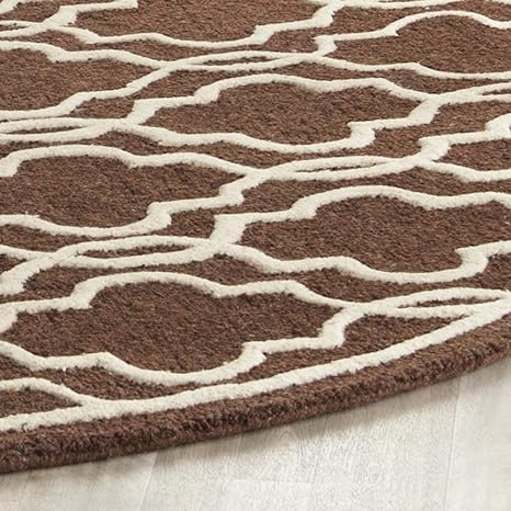 Browncircle Round Tufted Carpet