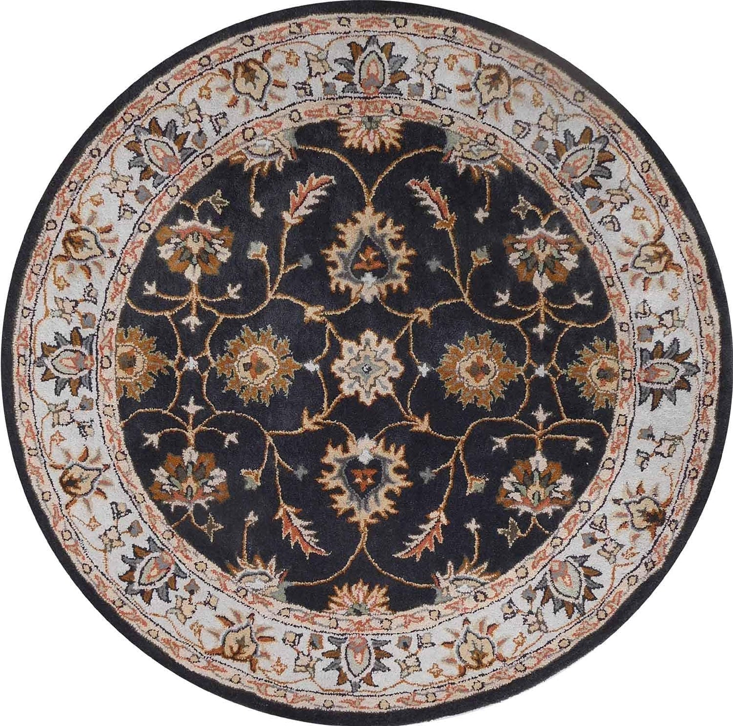 Brownfuzzy Round Tufted Carpet