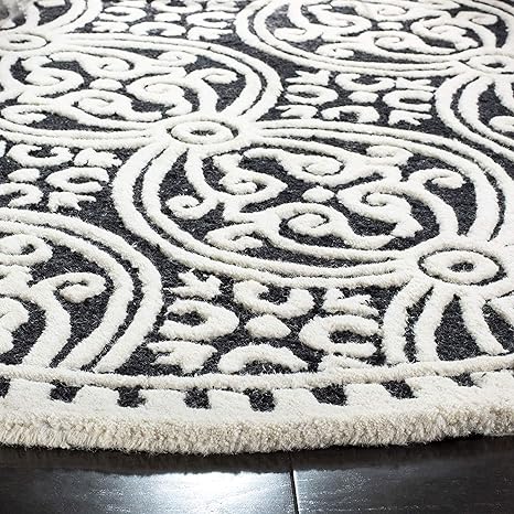 Halzoora Round Hand Tufted Carpet & Rug