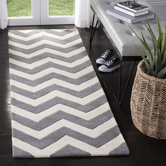 Threadoria Hand Tufted Runner Carpet & Rug