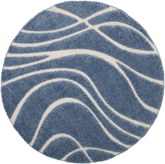 Blisscris Round Shaggy Carpet