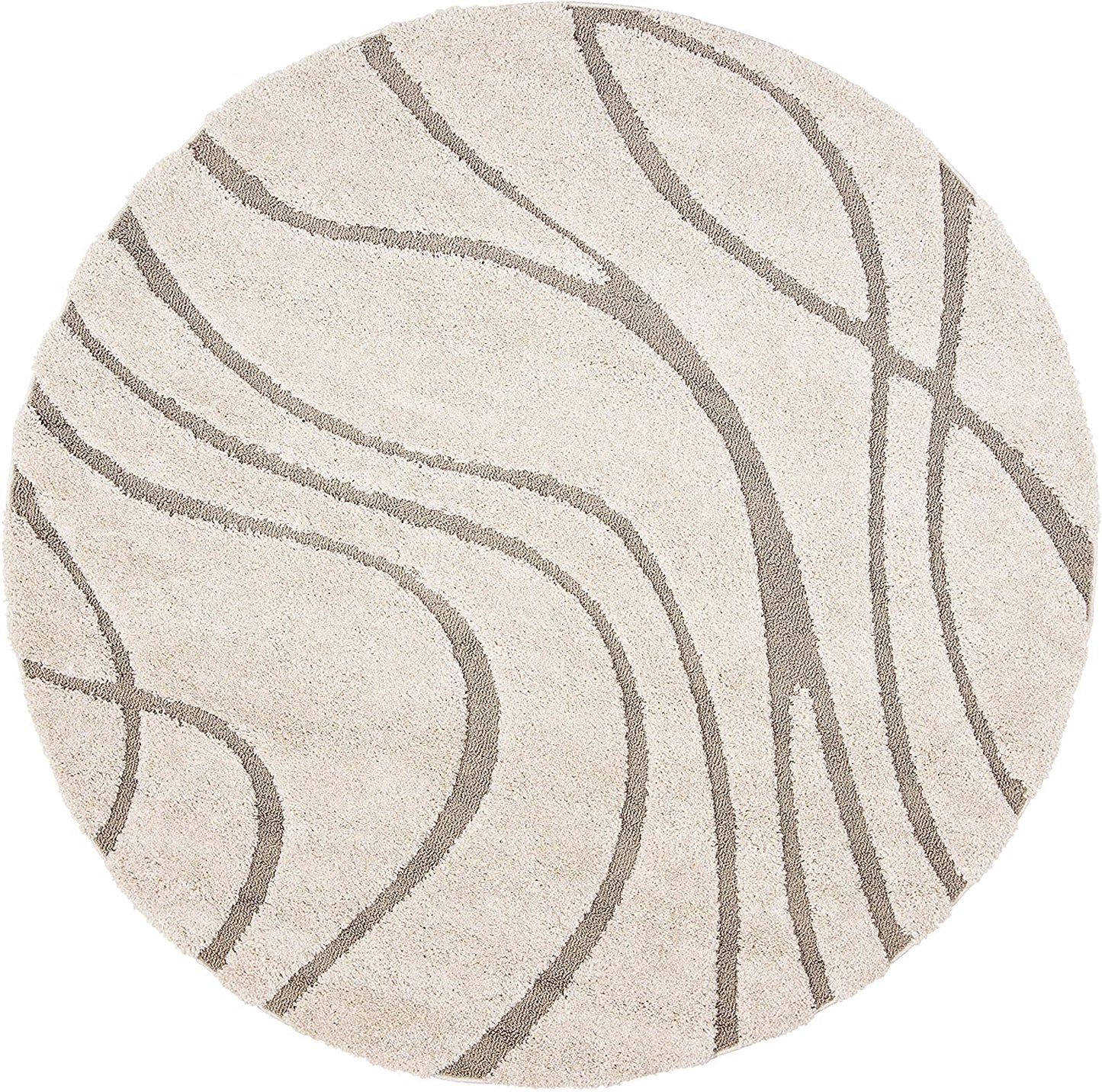 Chivora Round Shaggy Rug