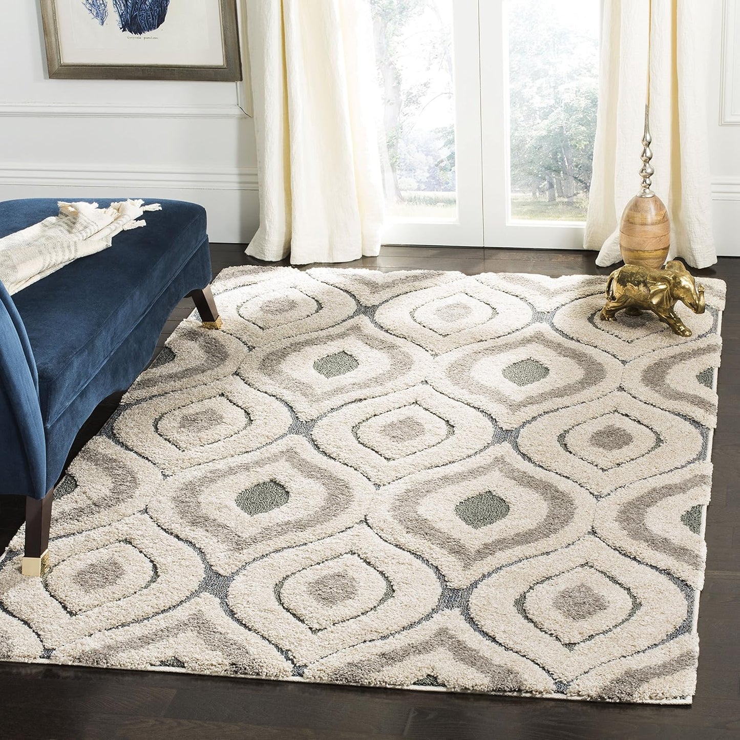 Bran Shaggy Carpet & Rug