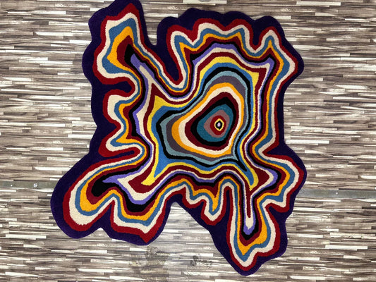 Fern Irregular Hand Tufted Carpet