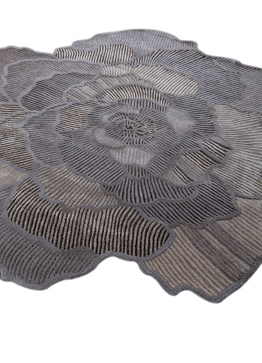 Furryva Round Hand Tufted Carpet & Rug