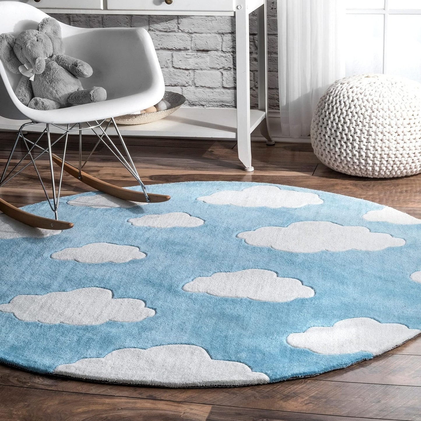 Velvora Round Tufted Rug