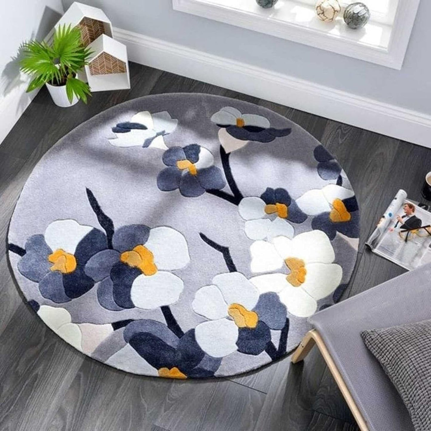 Cozeva Round Tufted Rug