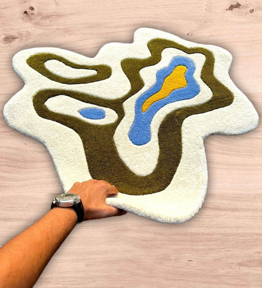 Mossweft Irregular Hand Tufted Carpet