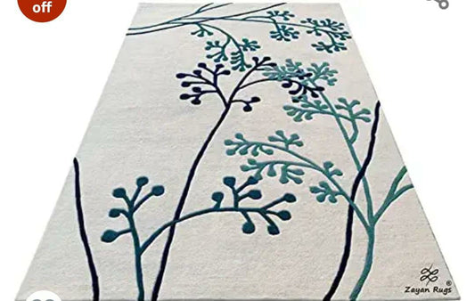 Tuvano Floral Hand Tufted Carpet & Rug