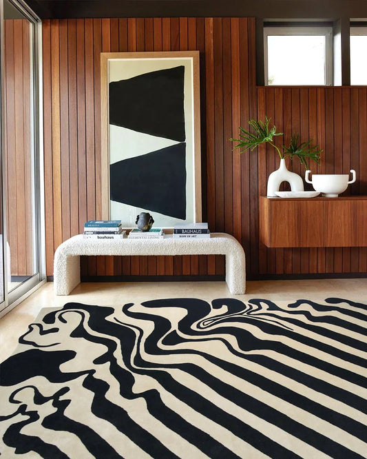 Seravon Irregular Hand Tufted Carpet