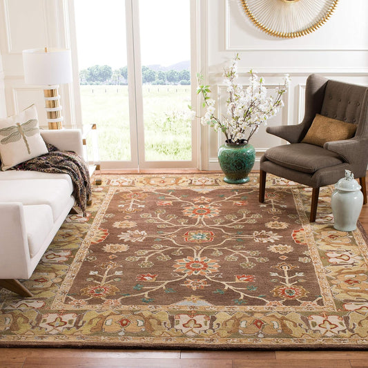 Orbellis Floral Hand Tufted Carpet & Rug