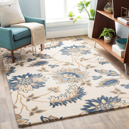 Snuvique Floral Hand Tufted Carpet & Rug