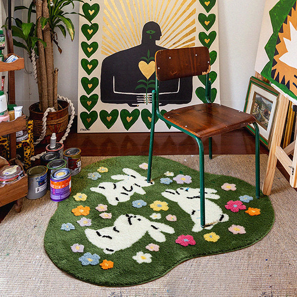 Sprig Irregular Hand Tufted Carpet