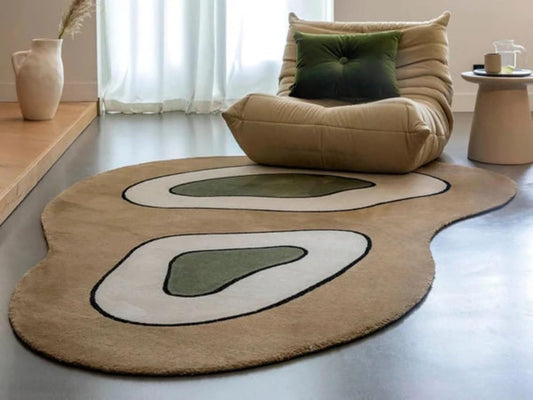 Lustre Irregular Hand Tufted Carpet