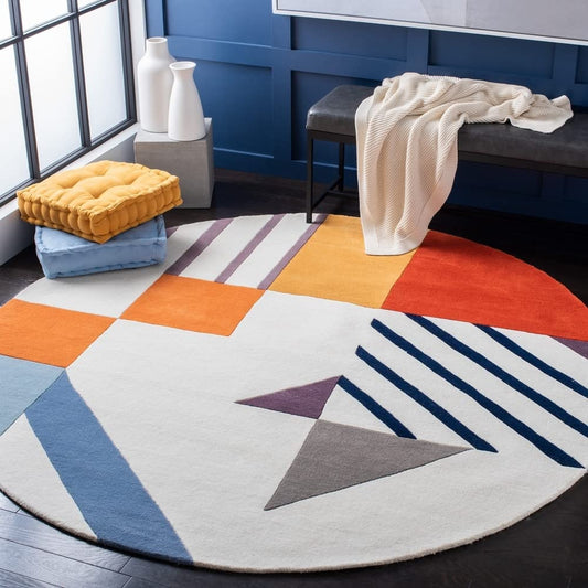 Plushoro Round Hand Tufted Carpet & Rug