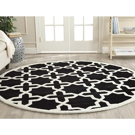 Furcross Round Hand Tufted Carpet & Rug