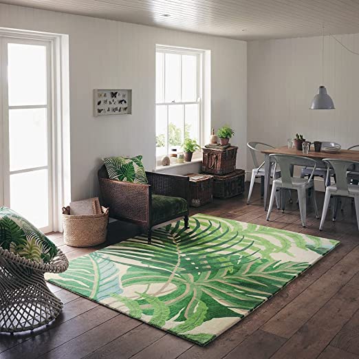 Pluvella Floral Hand Tufted Carpet & Rug