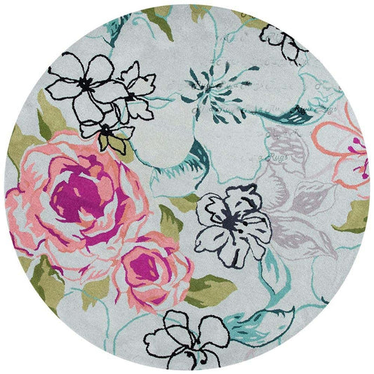 Luxcozzy Round Tufted Carpet