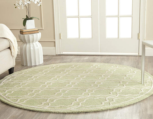 Greennova Round Hand Tufted Carpet & Rug