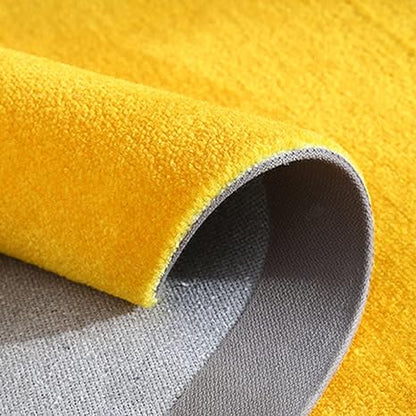 Luxuryellow Round Tufted Carpet