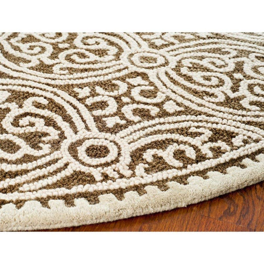 Orbiazora Round Hand Tufted Carpet & Rug