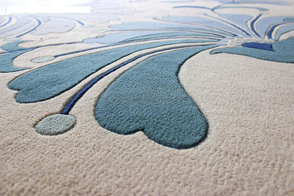 Plushvera Blue Tufted Carpet