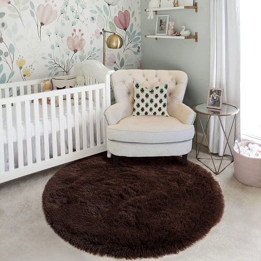 Haroma Round Shaggy Rug