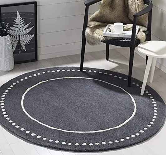 Greydot Round Tufted Carpet
