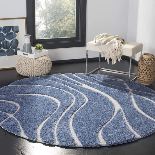 Urbanblue Round Shaggy Carpet