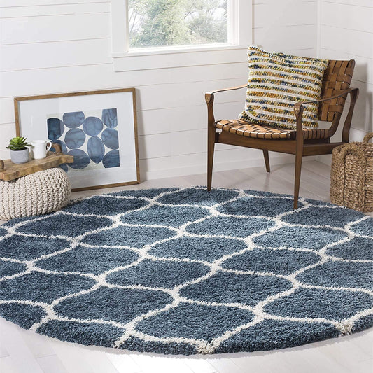 Artist Round Shaggy Carpet & Rug