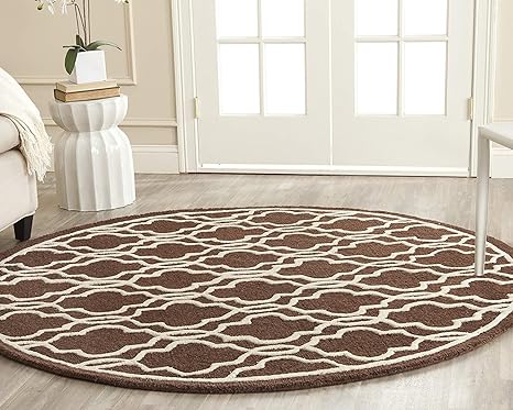 Browncircle Round Tufted Carpet