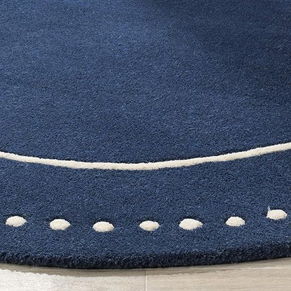 Orbitdot Round Hand Tufted Carpet & Rug