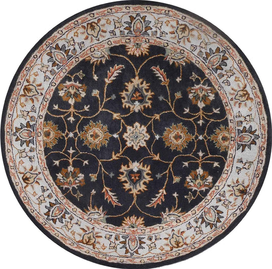 Brownfuzzy Round Tufted Carpet