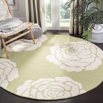 Greenora Round Hand Tufted Carpet & Rug