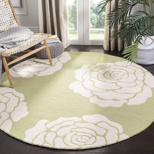 Greenora Round Hand Tufted Carpet & Rug