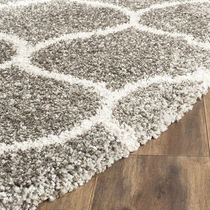Light Hues Round Shaggy Carpet