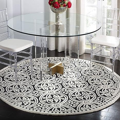Halzoora Round Hand Tufted Carpet & Rug