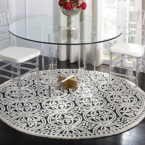 Halzoora Round Hand Tufted Carpet & Rug