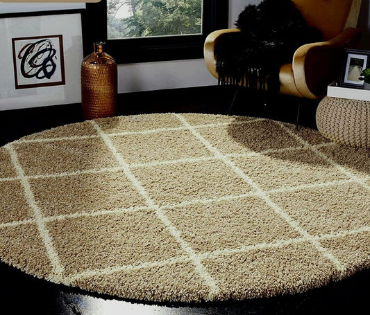 Cheniluxe Round Shaggy Carpet