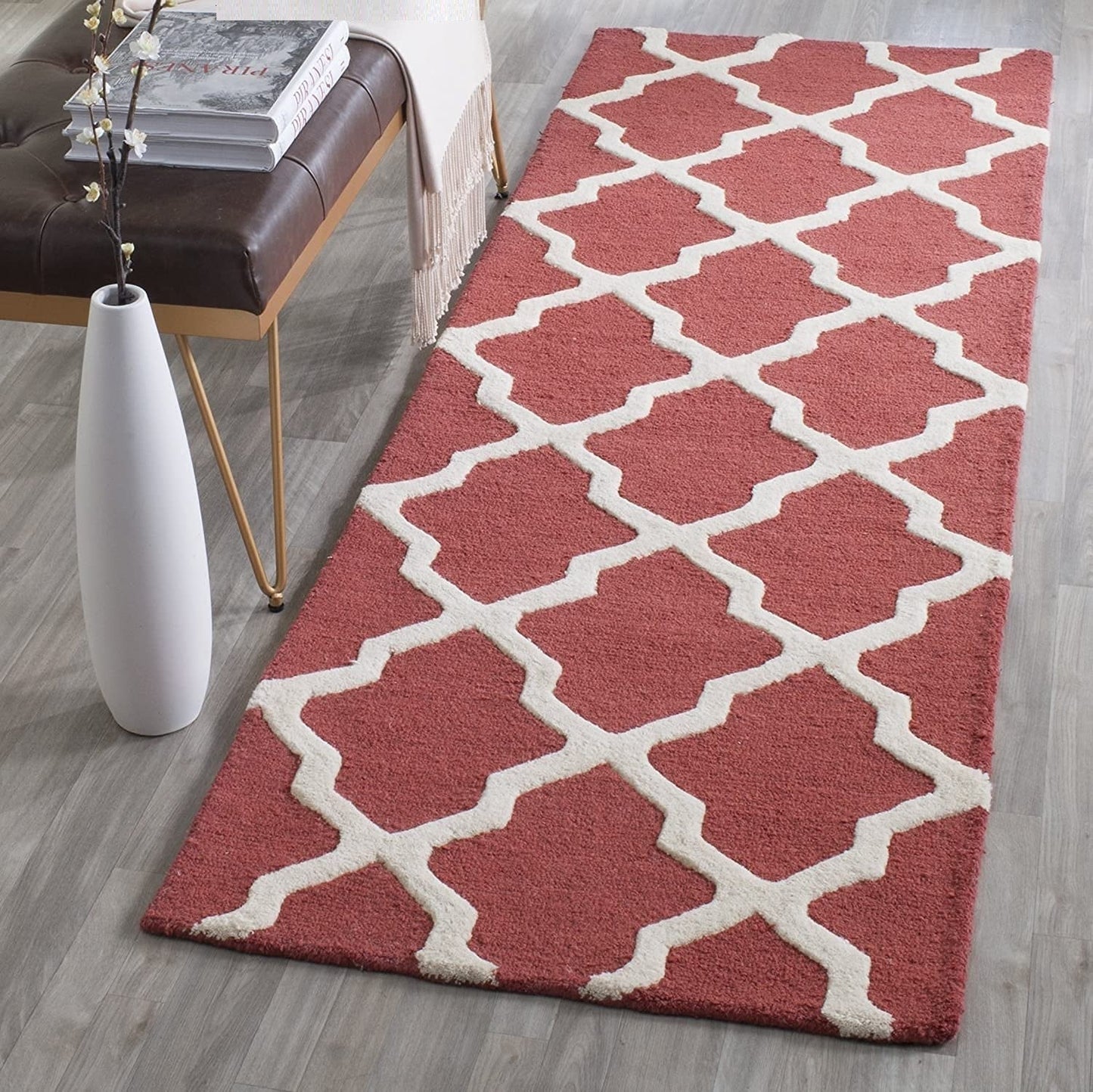 Velvirae Hand Tufted Runner Carpet & Rug