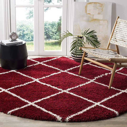 Velvuxe Round Shaggy Carpet