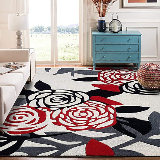 Auralis Floral Hand Tufted Carpet & Rug