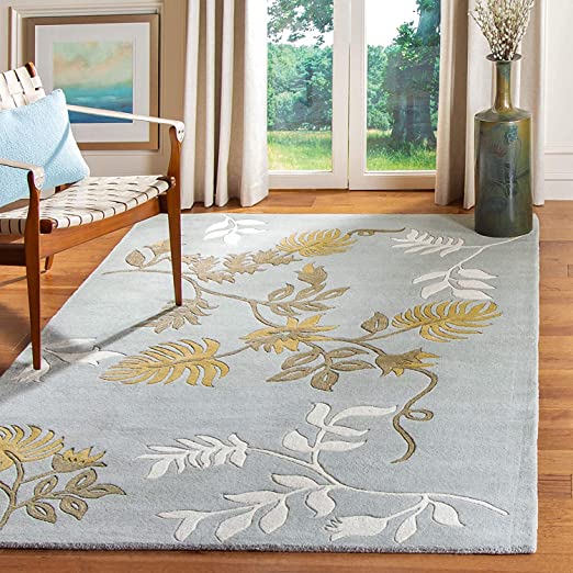 Velvana Floral Hand Tufted Carpet & Rug