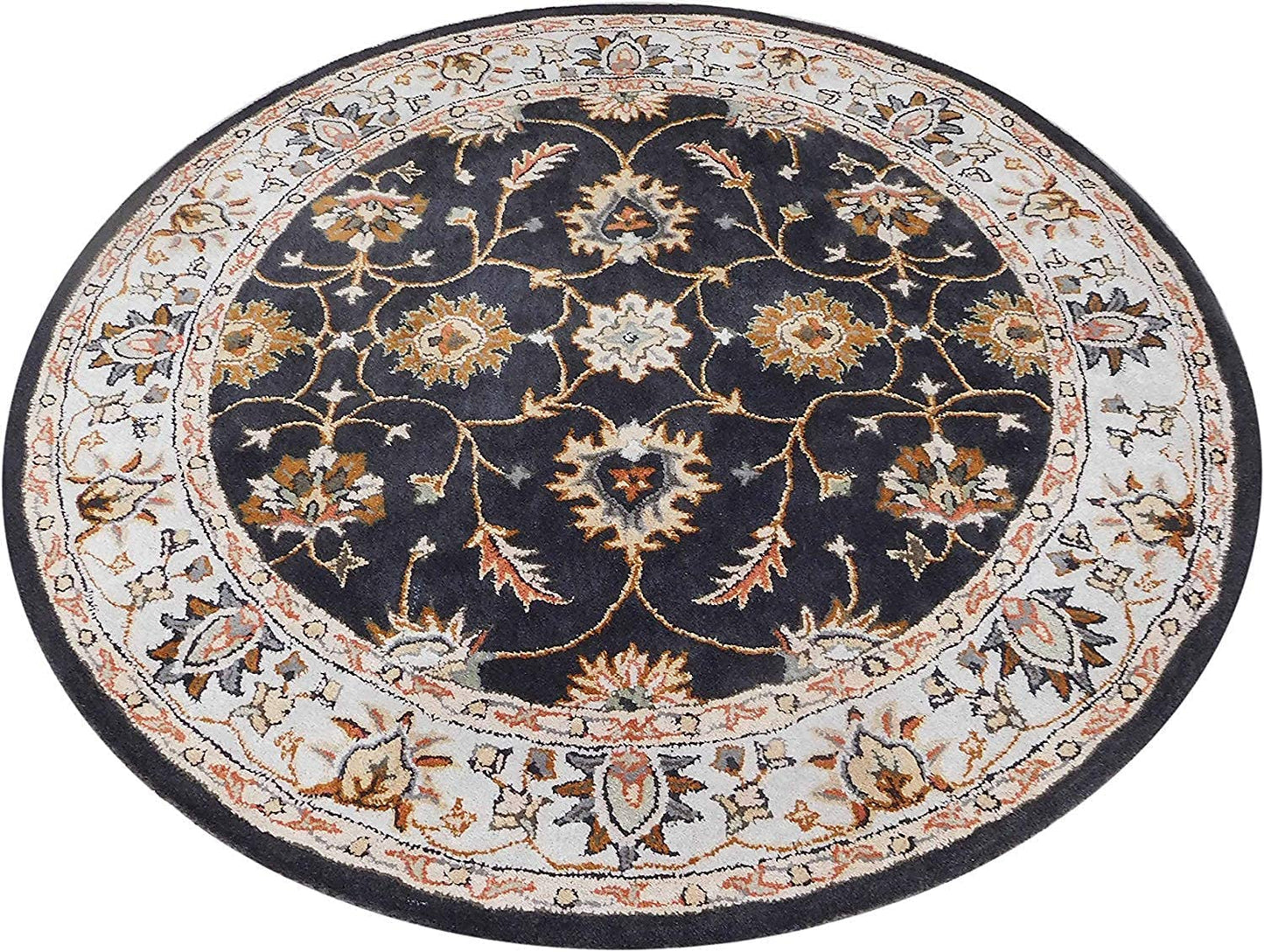 Brownfuzzy Round Tufted Carpet