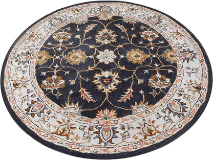 Brownfuzzy Round Tufted Carpet
